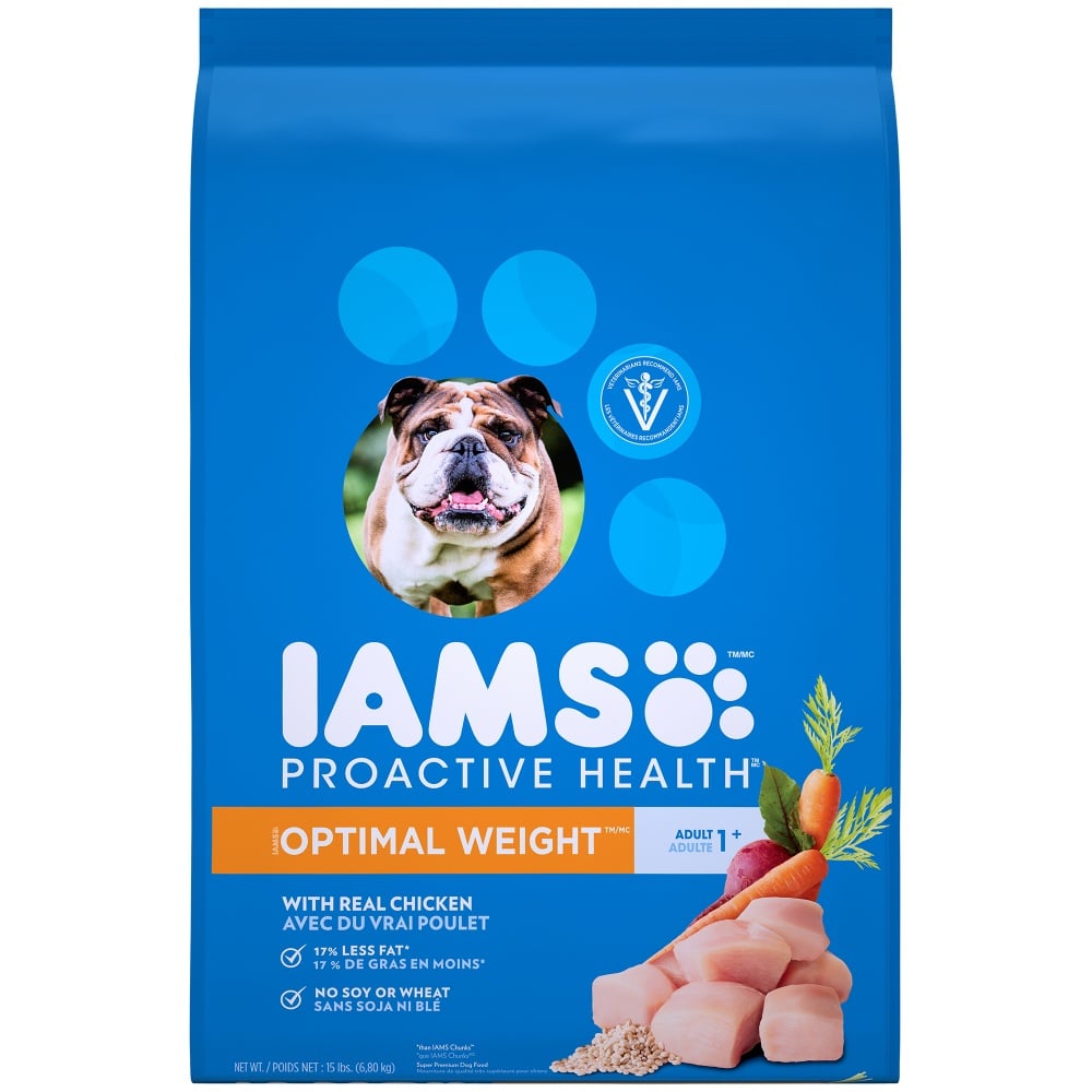 Iams Proactive Health Optimal Weight Dry Dog Food PetFlow