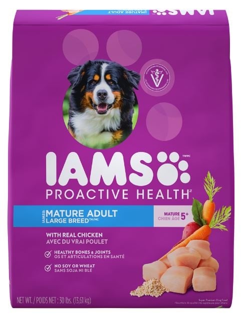iams proactive health mature adult dog food