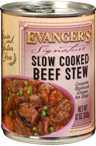 Evangers Super Premium Slow Cooked Grain Free Beef Stew ...