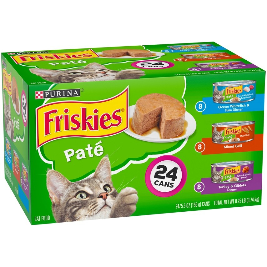 Friskies Classic Pate Variety Pack Canned Cat Food PetFlow