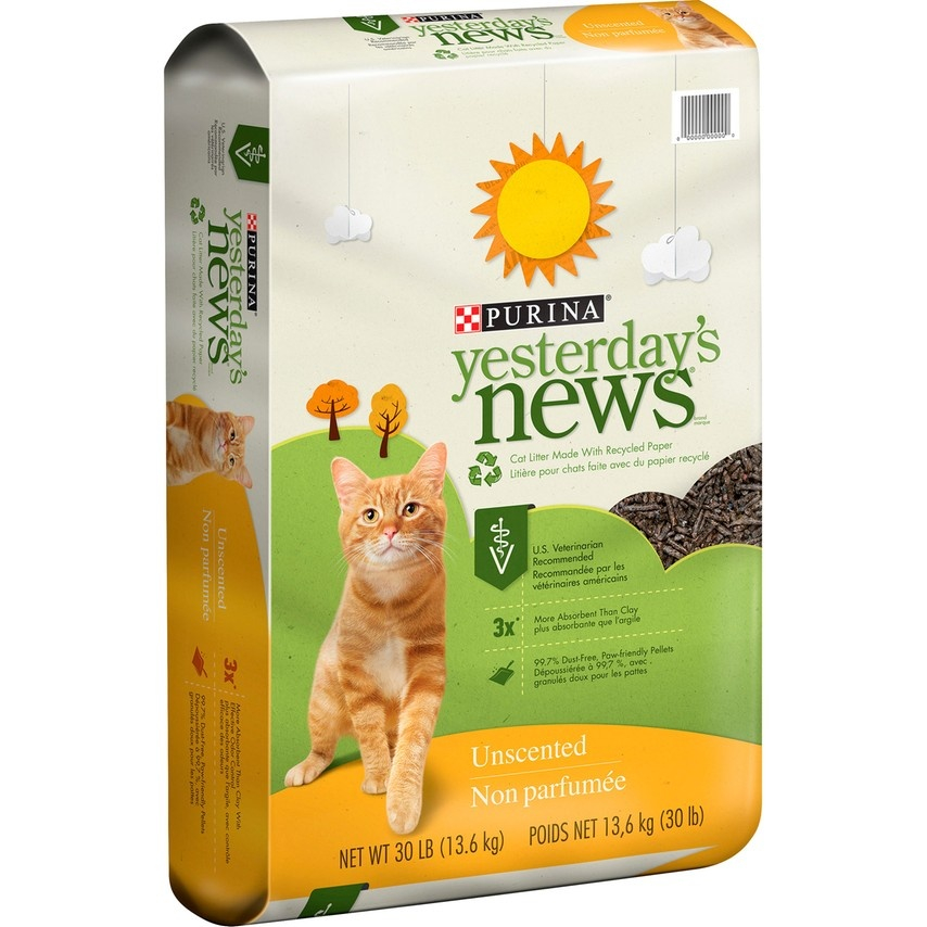 Yesterday's News Original Unscented Formula Cat Litter PetFlow