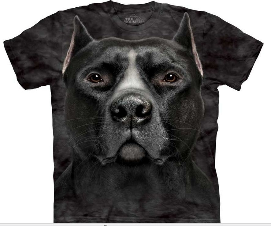 The Mountain Black Pitbull T-Shirt | PetFlow
