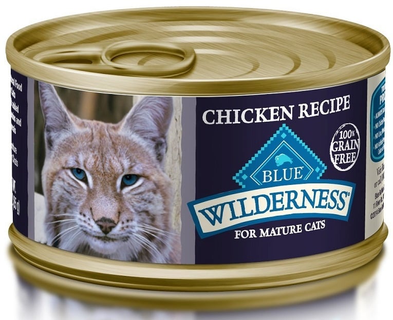 Blue Buffalo Wilderness Grain Free Mature Recipe Canned ...