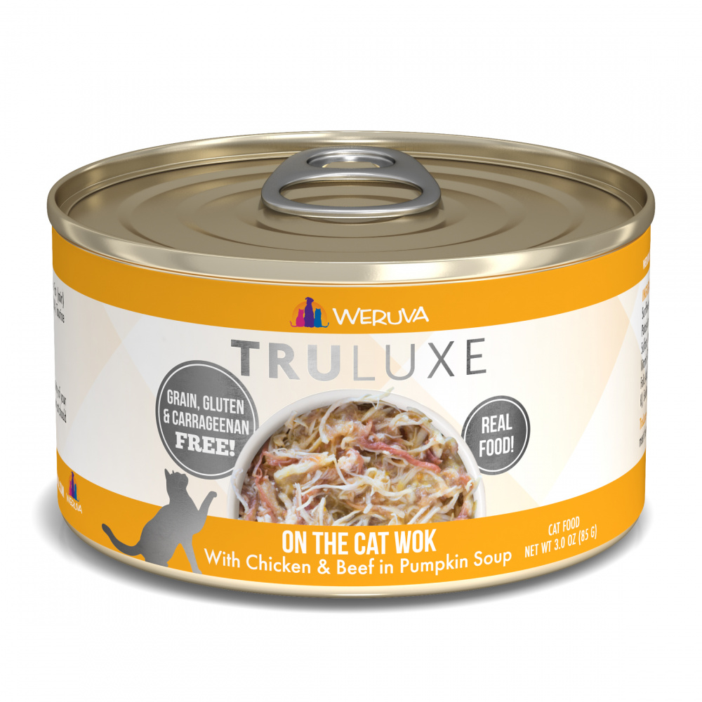 Weruva TRULUXE On The Cat Wok with Chicken and Beef in Pumpkin Soup