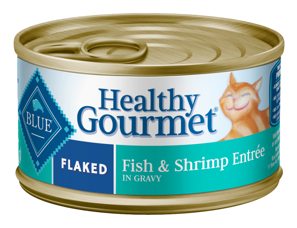 Blue Buffalo Healthy Gourmet Flaked Fish and Shrimp Entree Canned Cat