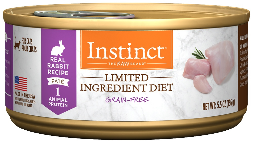 Instinct Grain Free LID Rabbit Canned Cat Food PetFlow
