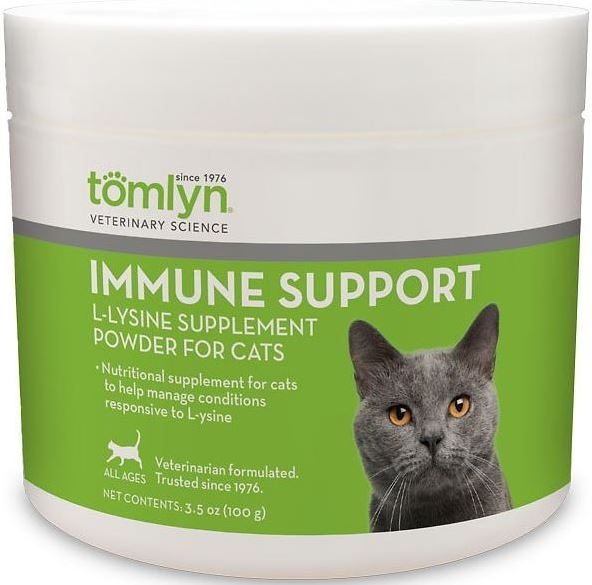 Tomlyn Immune Support LLysine Supplement Powder for Cats PetFlow