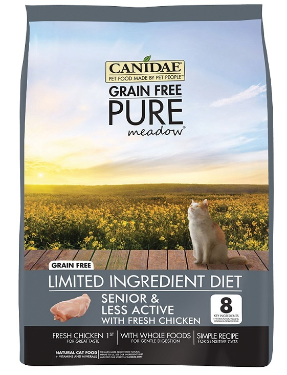Canidae Grain Free PURE Meadow Senior Cat Formula Fresh ...