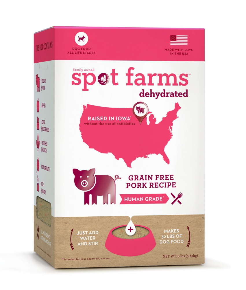 Spot Farms Dehydrated Grain Free Pork Formula Dog Food | PetFlow