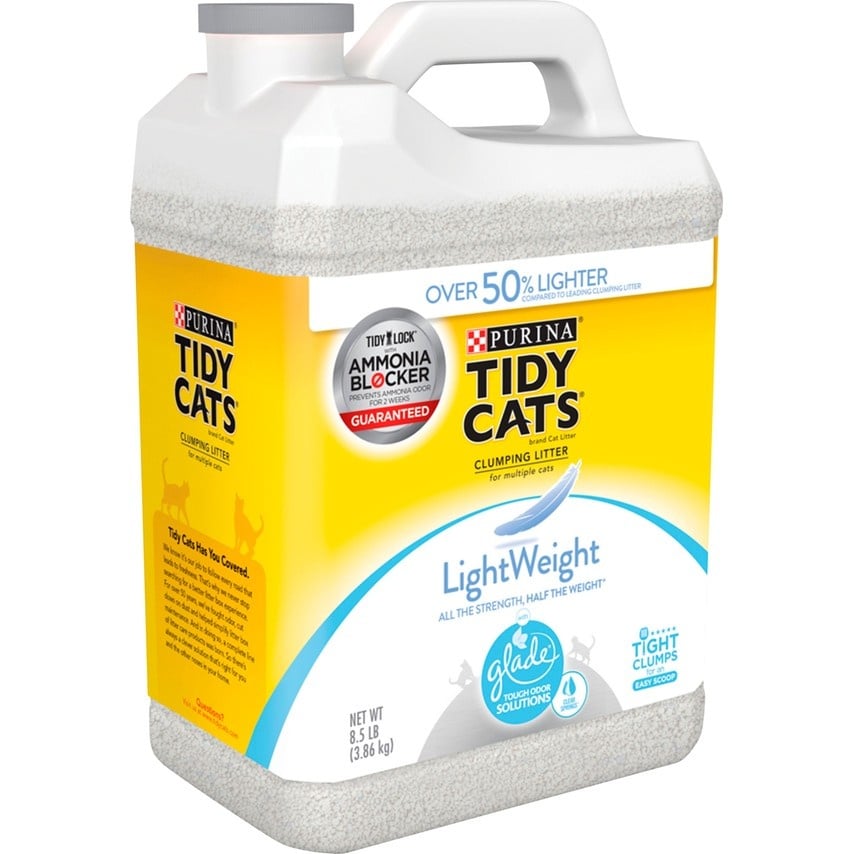 Tidy Cats Clear Springs Scent LightWeight Glade Tough Odor Solutions