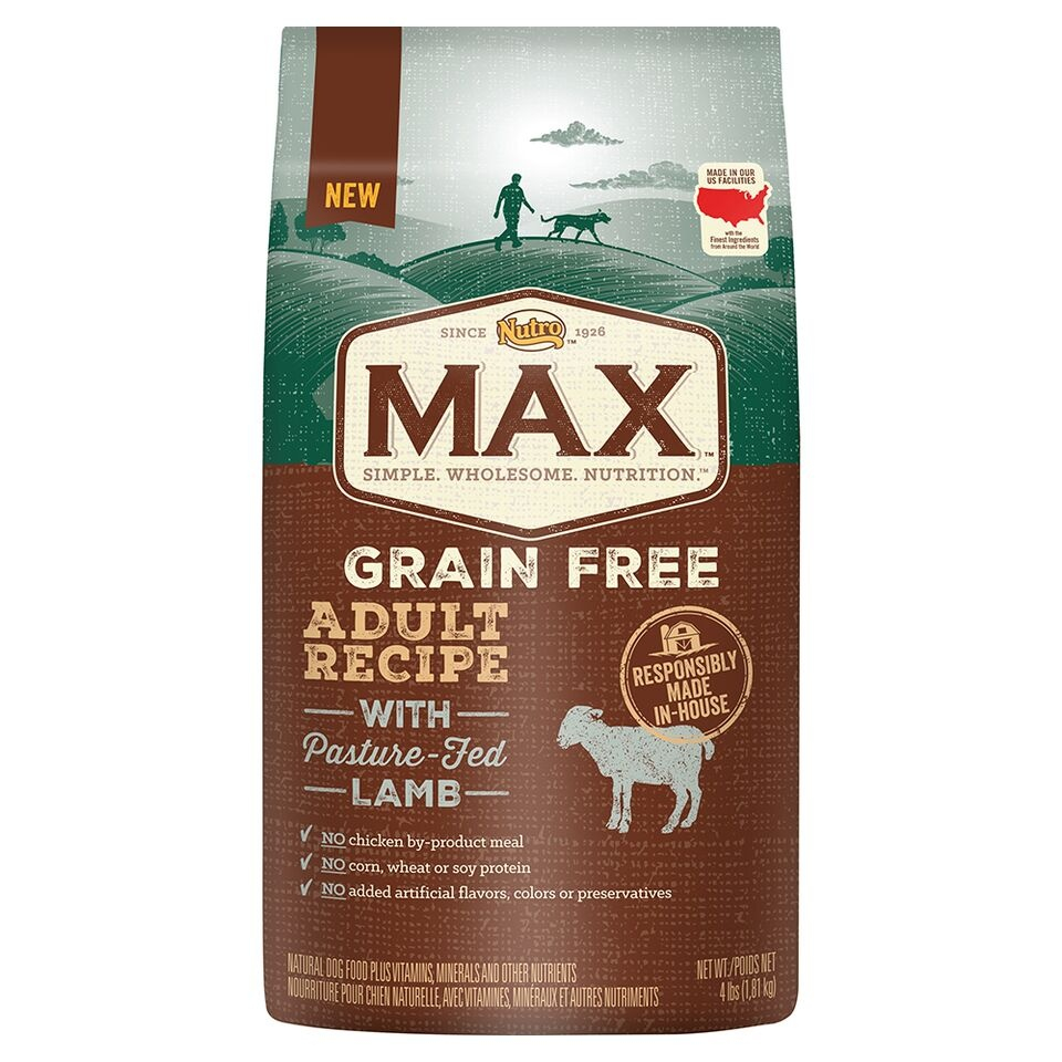 Nutro Max Adult Grain Free Recipe With Pasture Fed Lamb