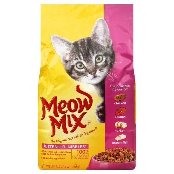 Meow Mix Kitten Li'l Nibbles Dry Cat Food | PetFlow
