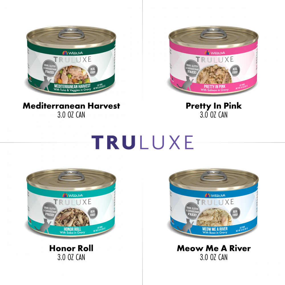 Weruva TruLuxe Grain Free TruSurf Canned Cat Food Variety Pack PetFlow