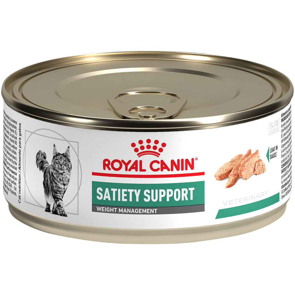 de jouwe verdrievoudigen Sceptisch Royal Canin Veterinary Diet Feline Satiety Support Loaf in Sauce Canned Cat  Food | PetFlow