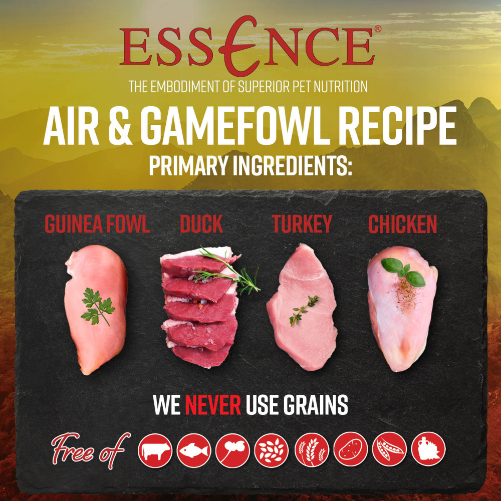 Essence Grain Free Air & Gamefowl Recipe Dry Cat Food ...