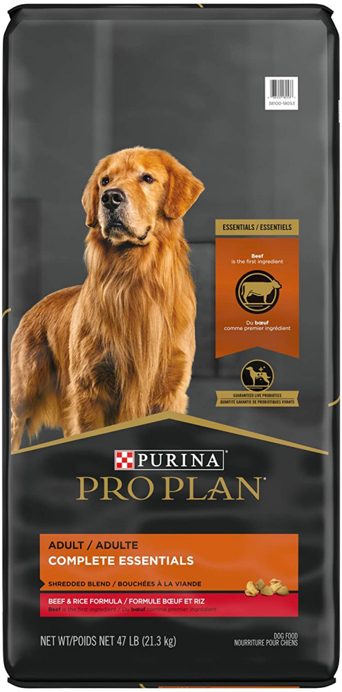 Purina Pro Plan Complete Essentials Shredded Blend Beef & Rice Formula Dry Food |