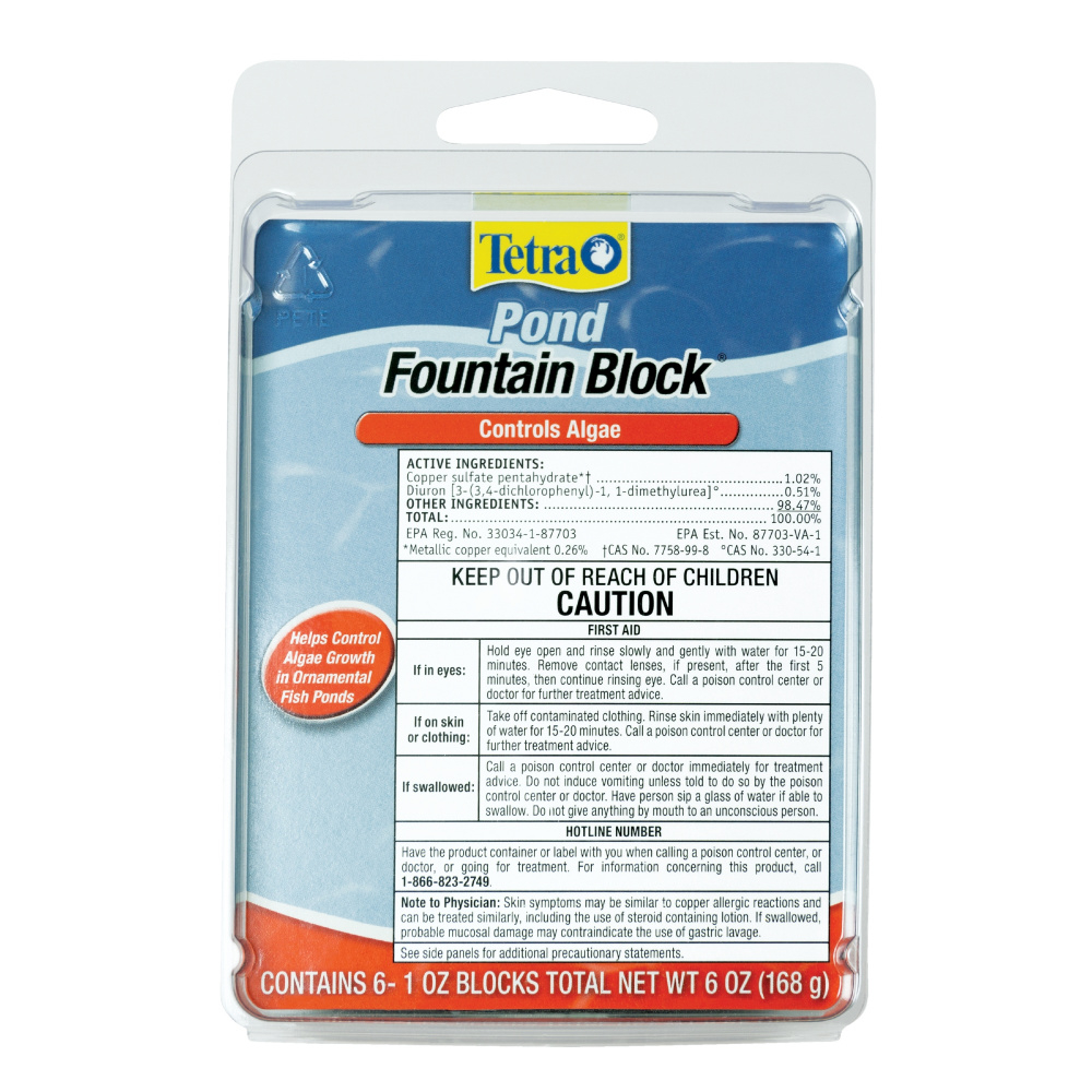 TetraPond Anti-Algae Control Blocks for Fountains ~ 12-Count total 