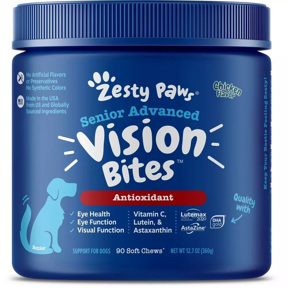 Zesty Paws Senior Advanced Vision Bites | PetFlow
