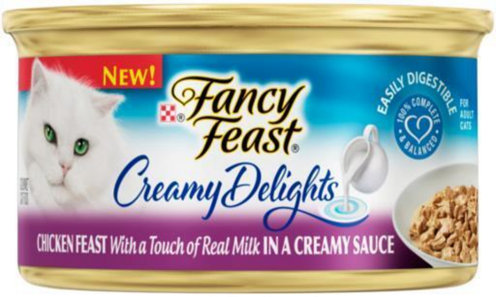 Fancy Feast Creamy Delights Chicken Feast in a Creamy Sauce Canned Cat Food