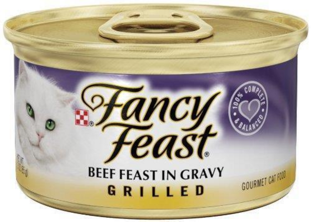 Fancy Feast Grilled Beef Feast In Gravy Canned Cat Food 243 oz