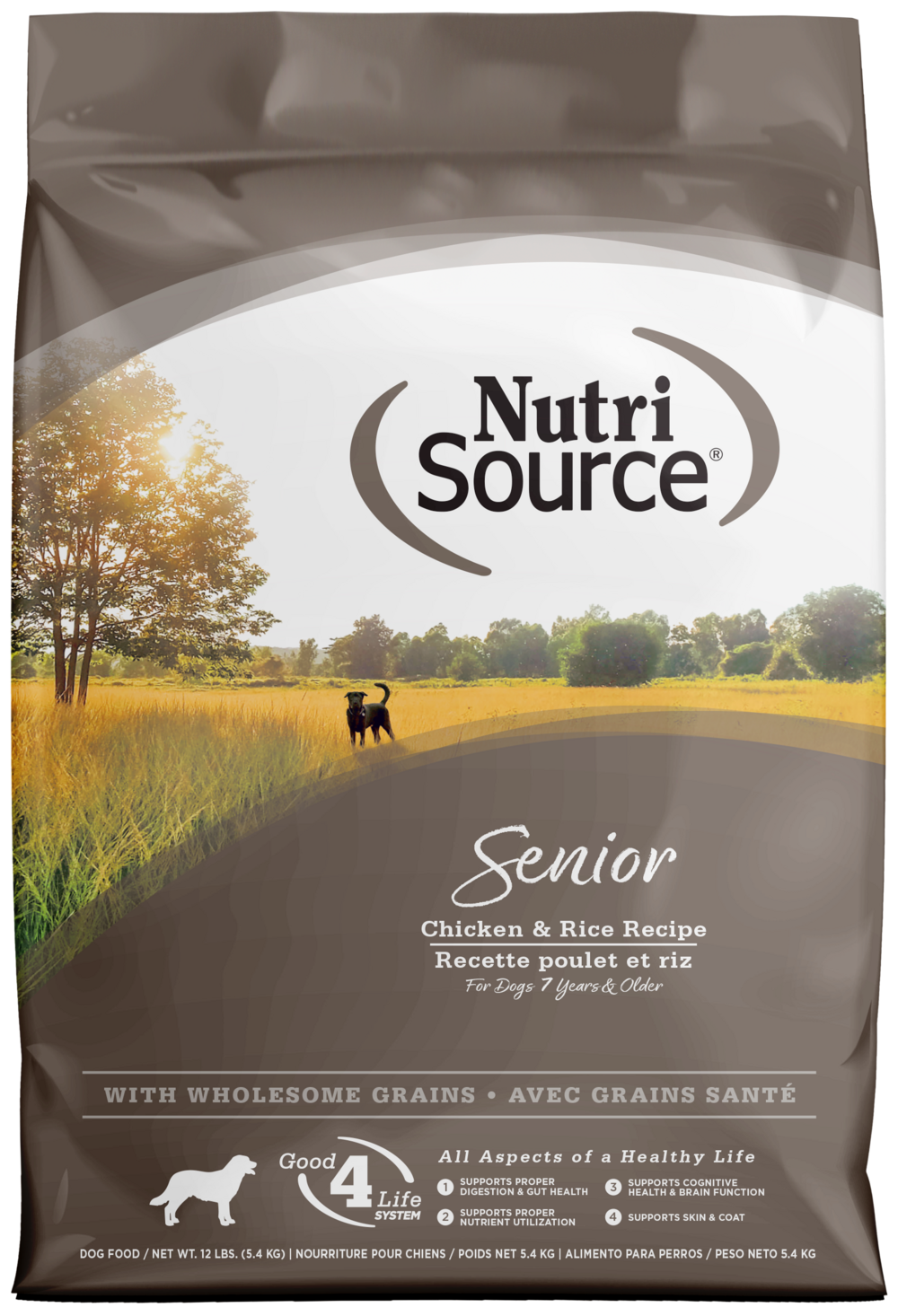 NutriSource Senior Dog 12 lb