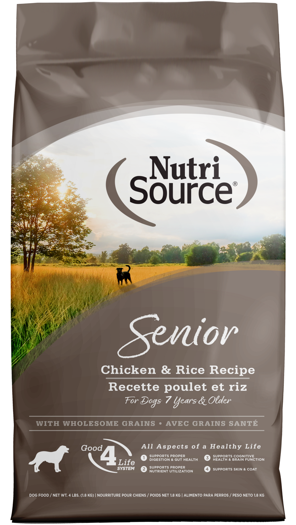 NutriSource Senior Dog 4 lb C8