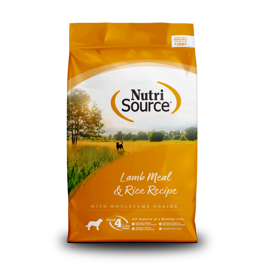 NutriSource Lamb Meal  Rice Dry Dog Food 26lb