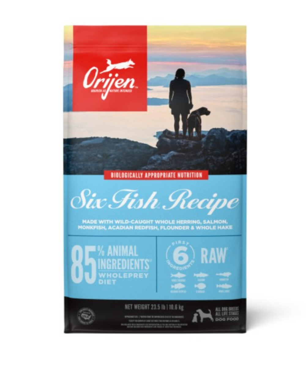 ORIJEN Six Fish Dry Dog Food 45lb
