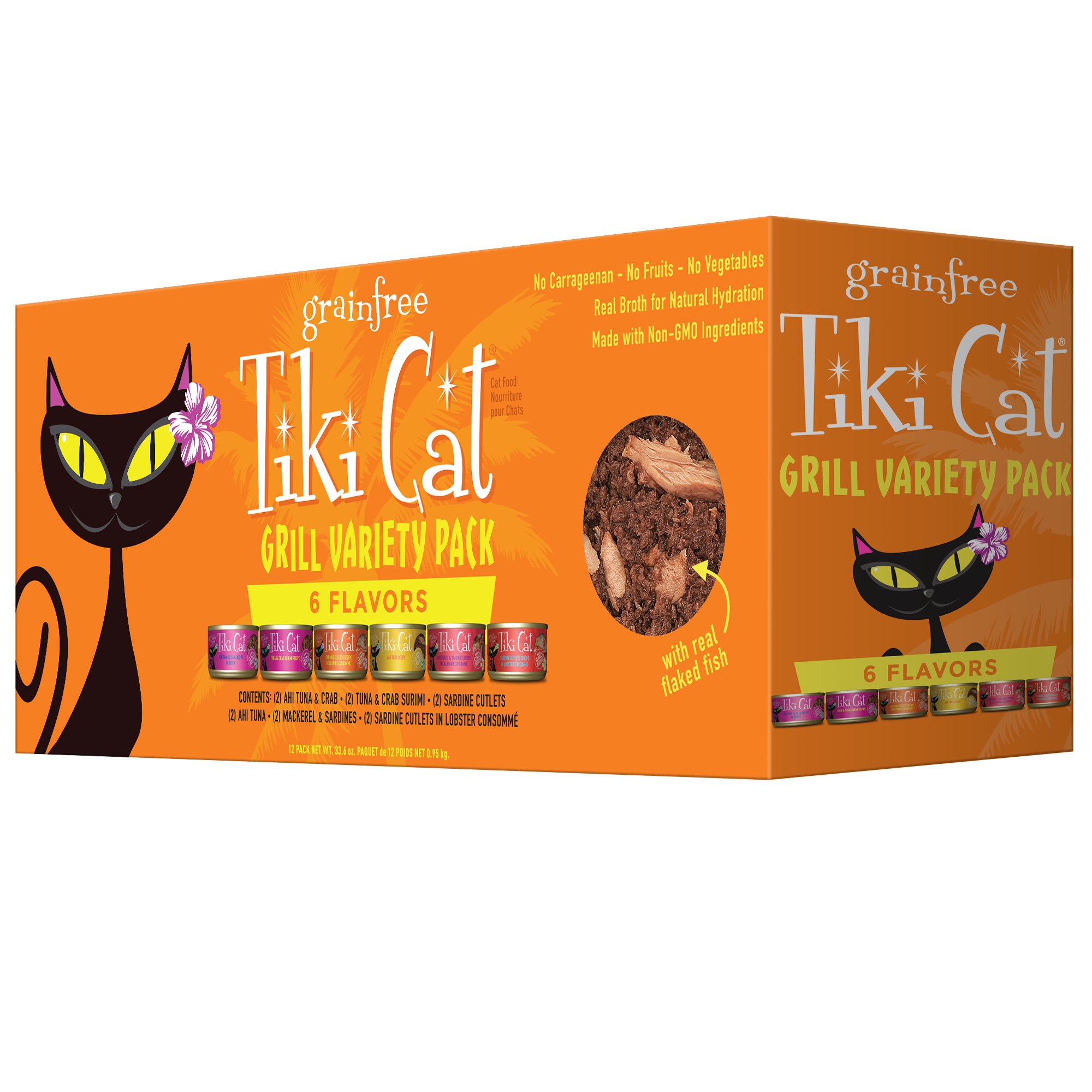 Tiki Cat King Kamehameha Luau Variety Pack Canned Cat Food 28 oz