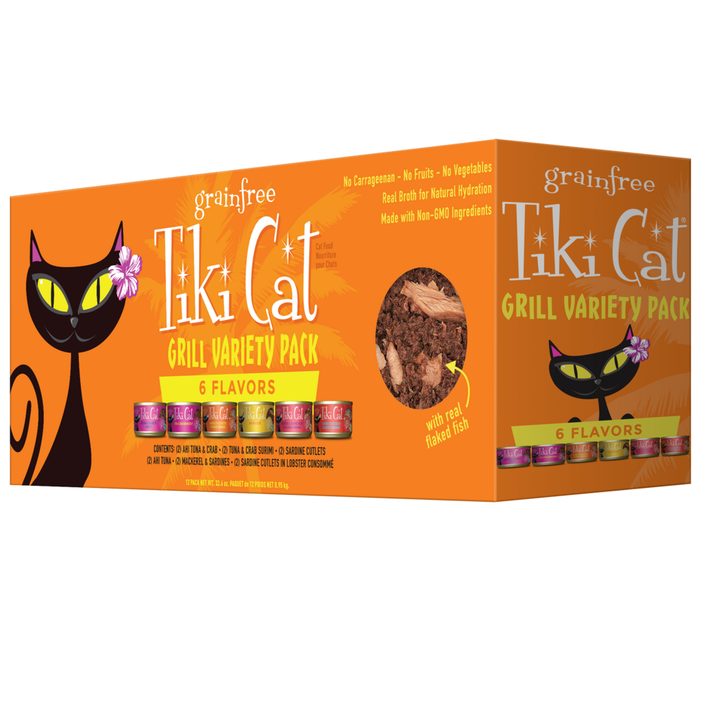 Tiki Cat King Kamehameha Luau Variety Pack Canned Cat Food 28 oz