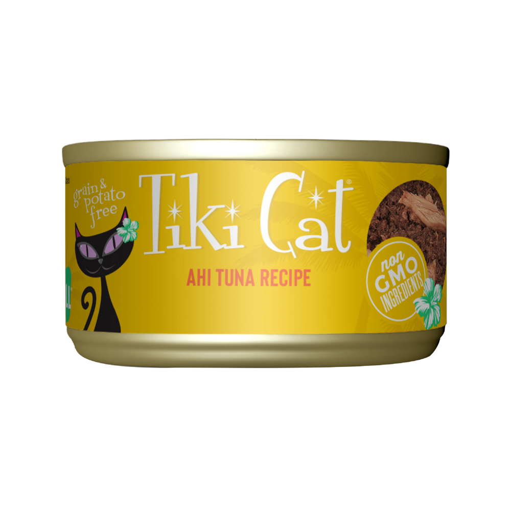 Tiki Cat Grill Grain Free Ahi Tuna Canned Cat Food 28oz case of 12
