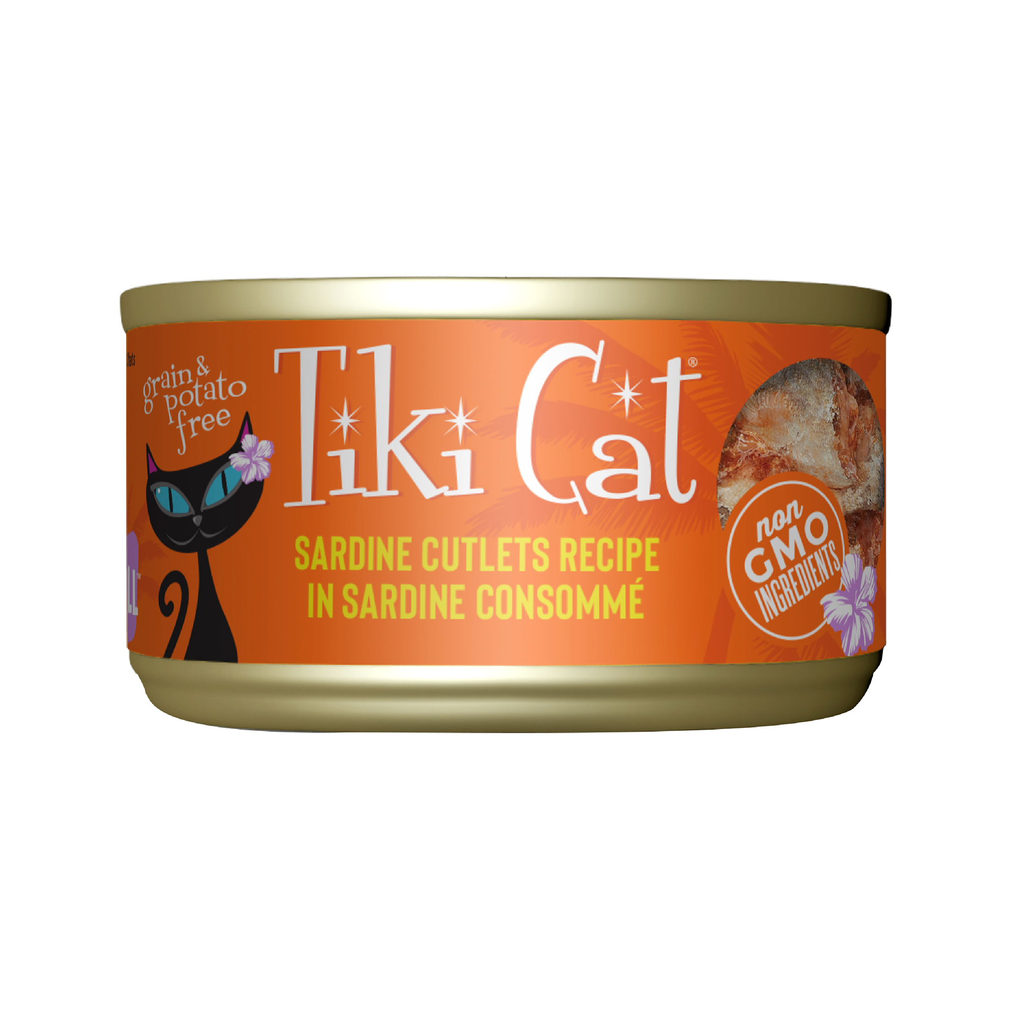 Tiki Cat Grill Grain Free Sardine Cutlets Canned Cat Food 28oz case of 12