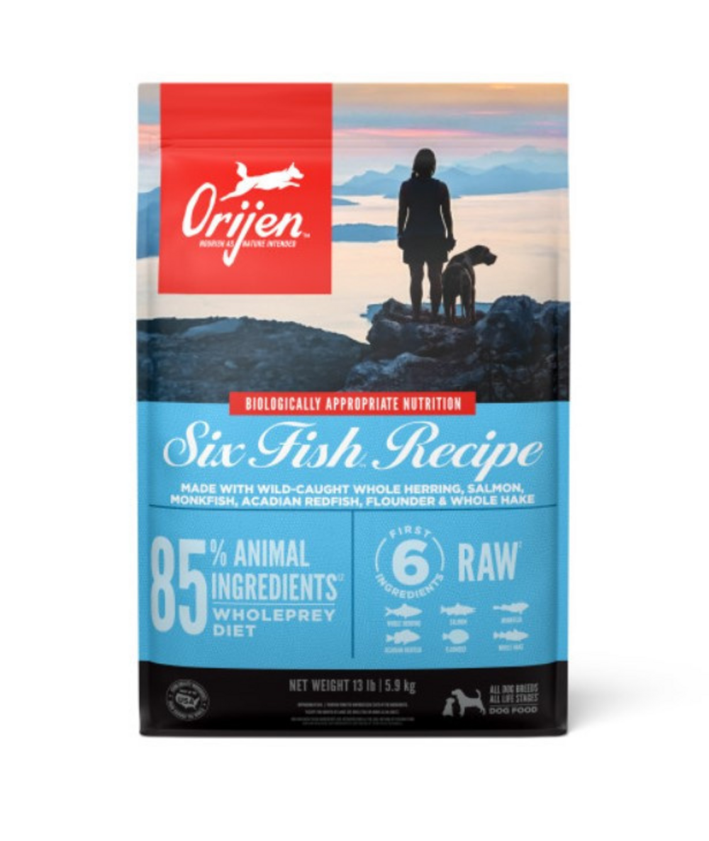 ORIJEN Six Fish Dry Dog Food 13lb
