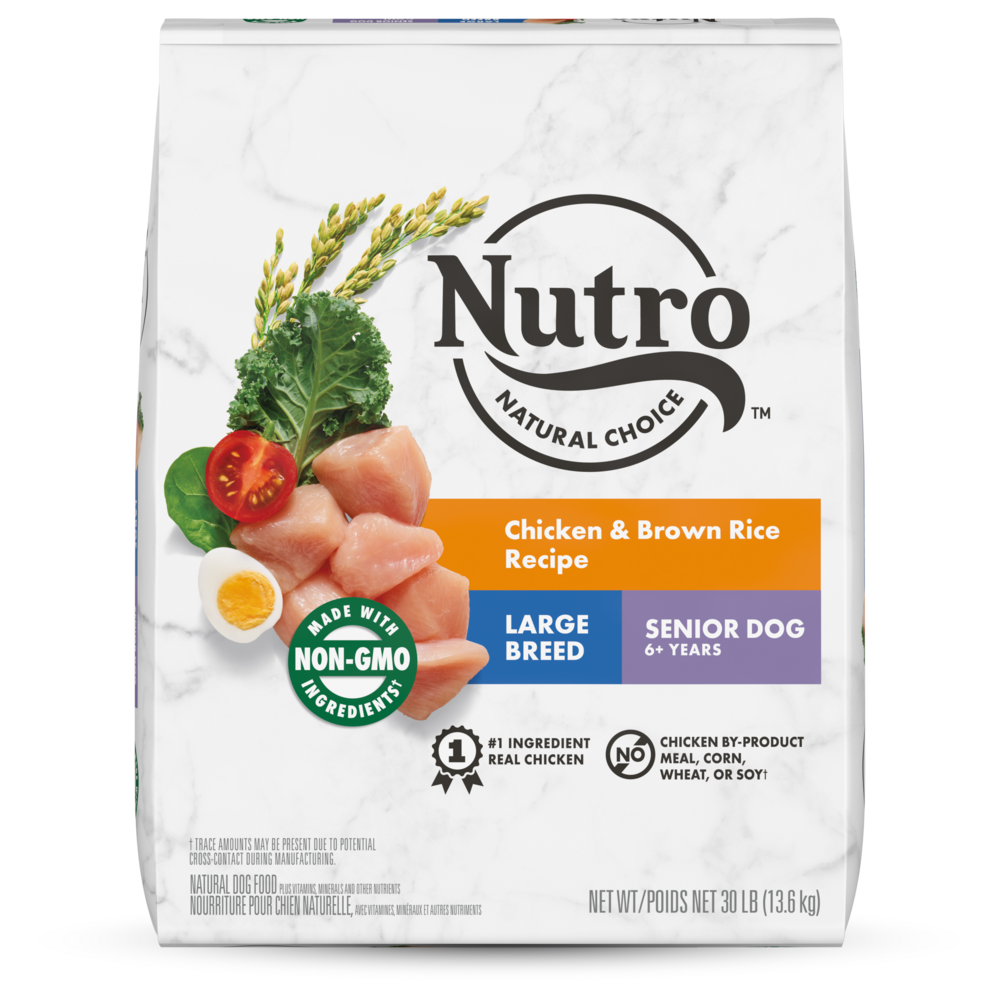 Nutro Wholesome Essentials Large Breed Senior FarmRaised Chicken Brown Rice  Sweet Potato Dry Dog Food 30lb