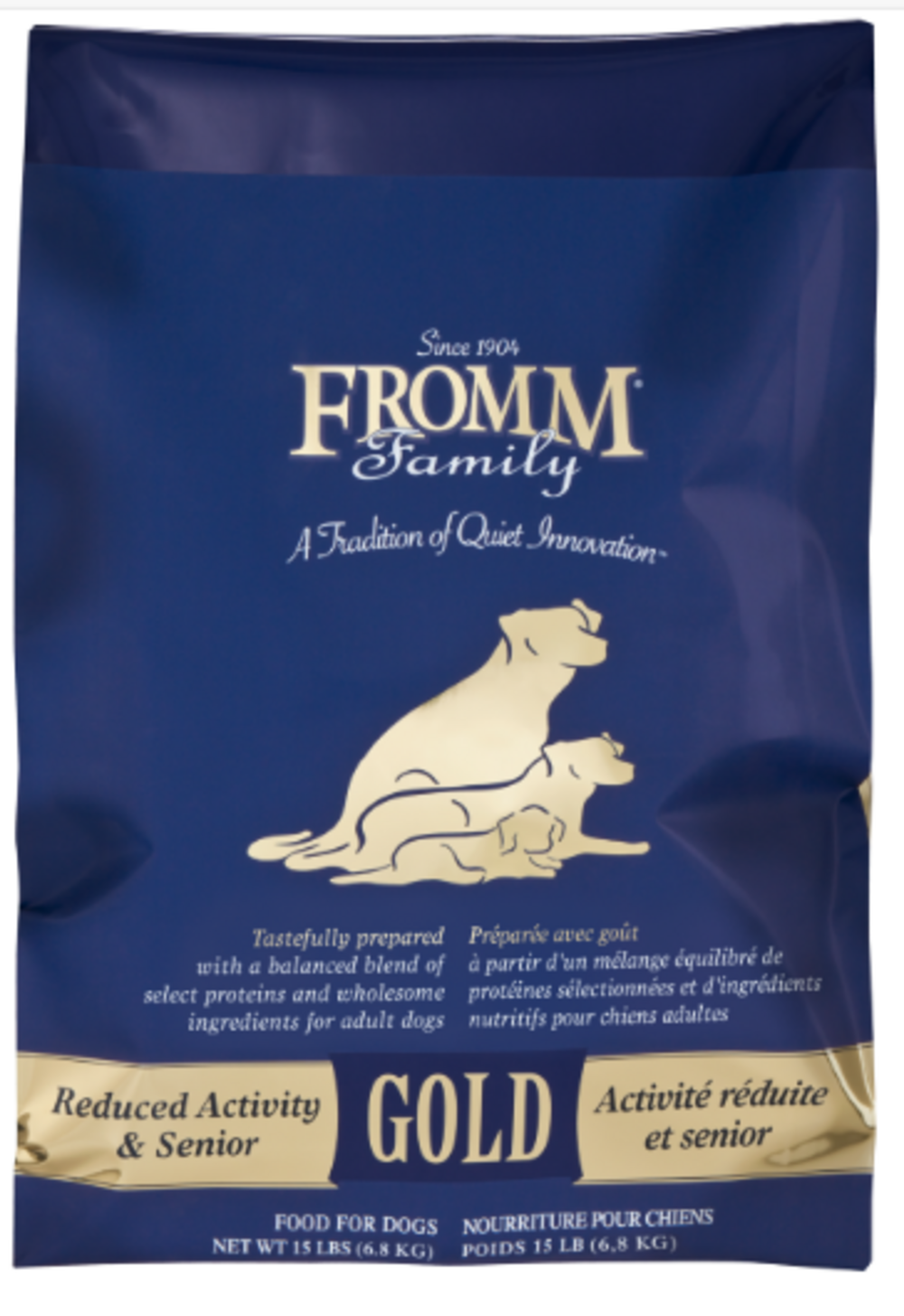 Fromm Gold Reduced Activity Senior Dog Food 15lb