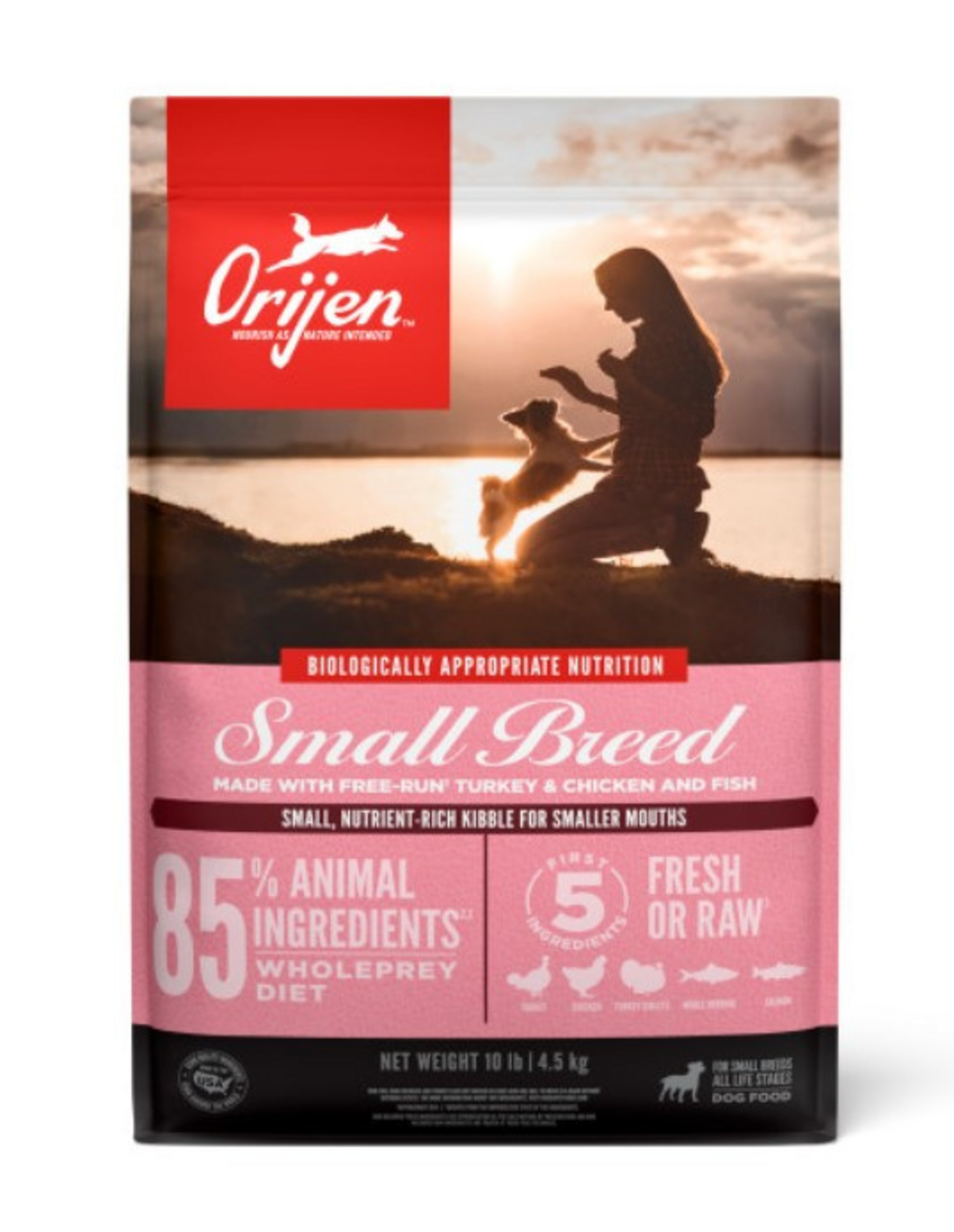 ORIJEN Small Breed Dry Dog Food 4lb