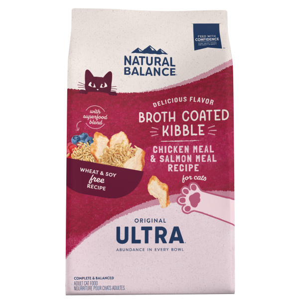 Natural Balance Original Ultra Dry Cat Food Chicken Meal  Salmon Meal Recipe 15lb