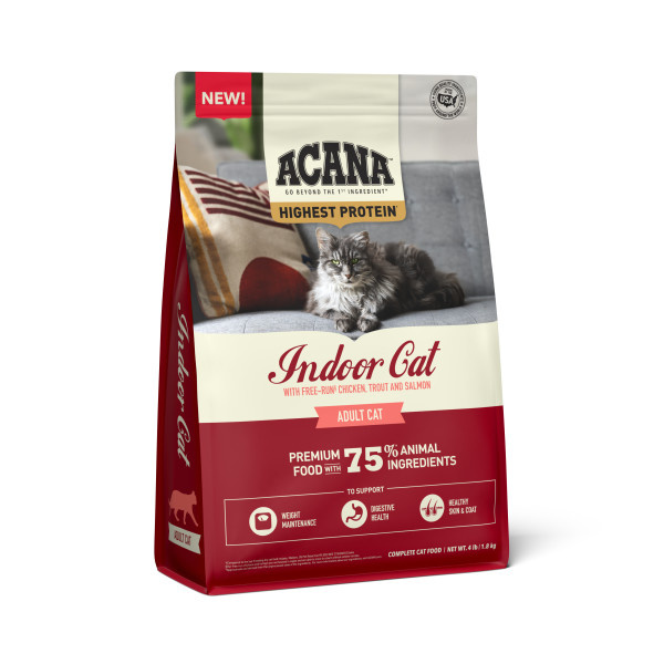 ACANA Highest Protein  Indoor Cat Recipe Dry Cat Food 4lb