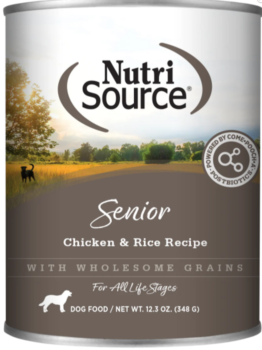 Nutrisource Chicken  Rice Senior Dog Can Food
