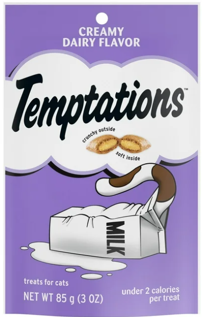 Temptations Creamy Dairy Flavor Cat Treats 16-oz