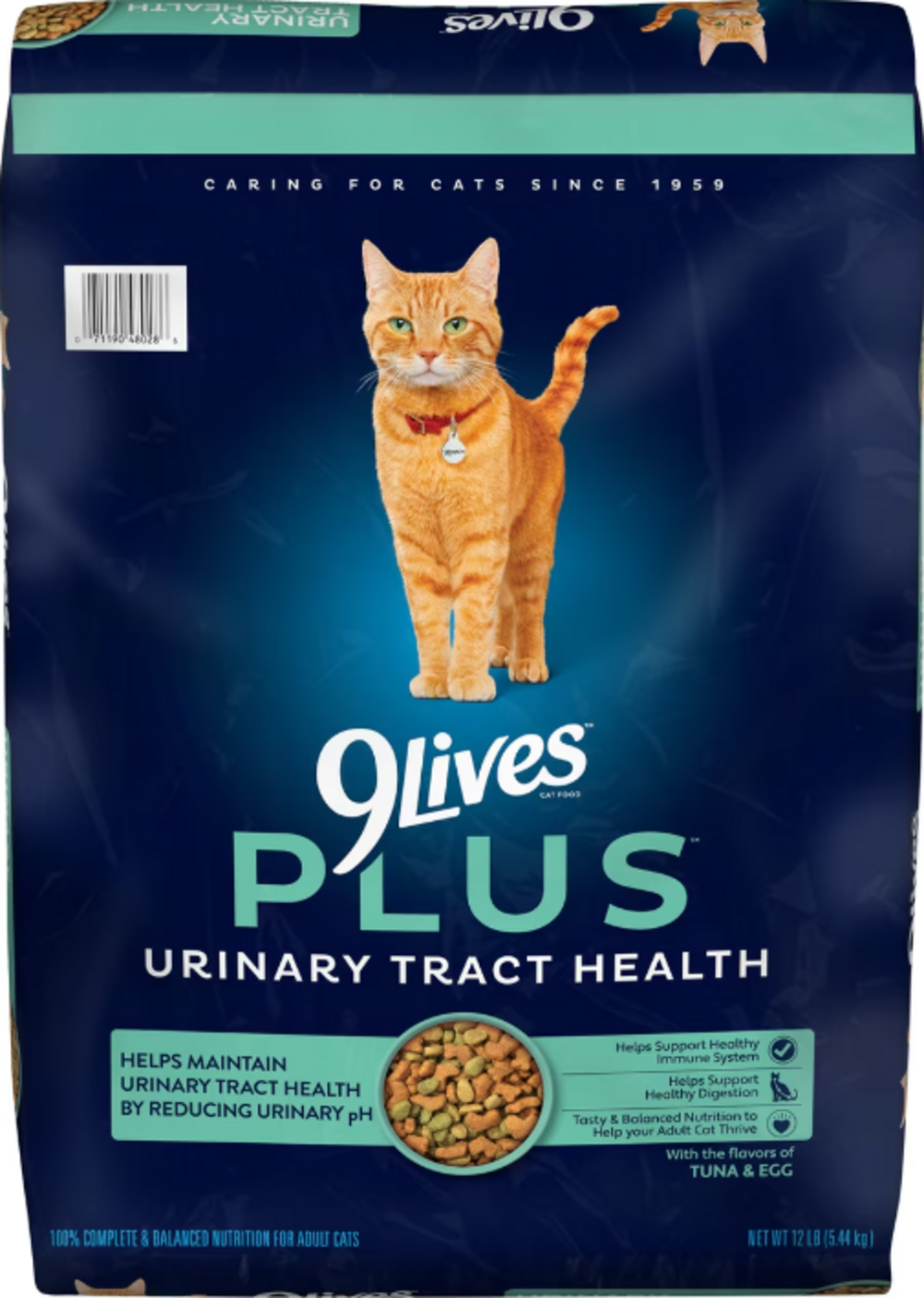 9Lives PLUS Urinary Tract Health Dry Cat Food 12 lb