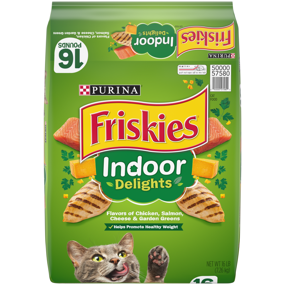 Friskies Indoor Delights Dry Cat Food 16lb