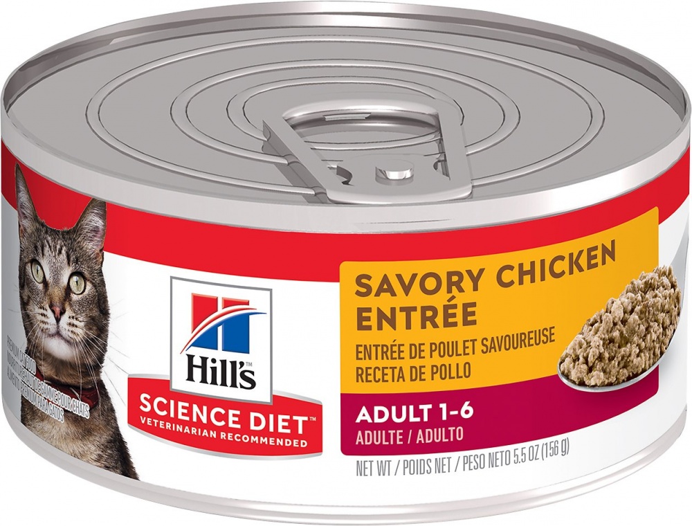 Hills Science Diet Adult Savory Chicken Entree Canned Cat Food
