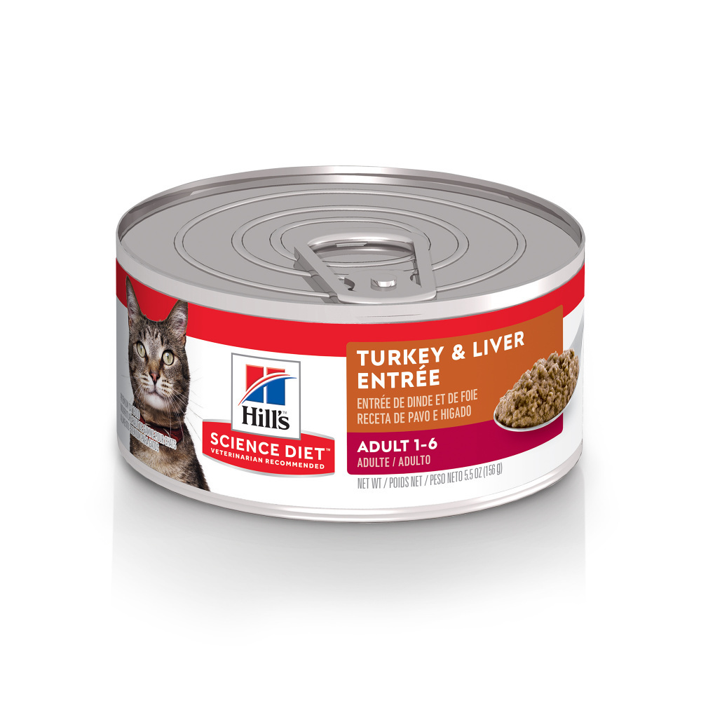 Hills Science Diet Adult Turkey  Liver Entree Canned Cat Food