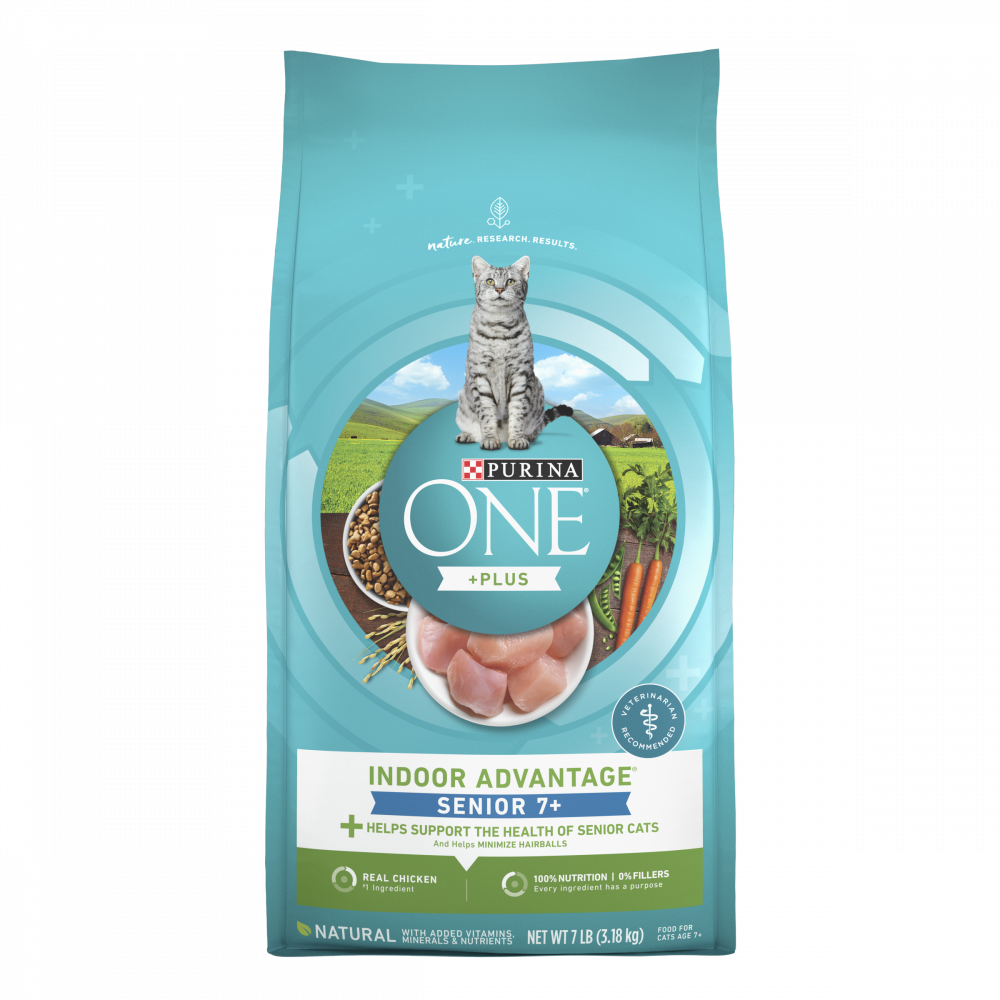 One High Protein Senior 7 Dry Cat Food 7lb