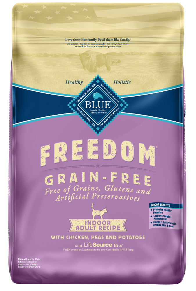 Blue Buffalo Freedom Grain-Free Indoor Adult Chicken Recipe Dry Cat Food 11-lb
