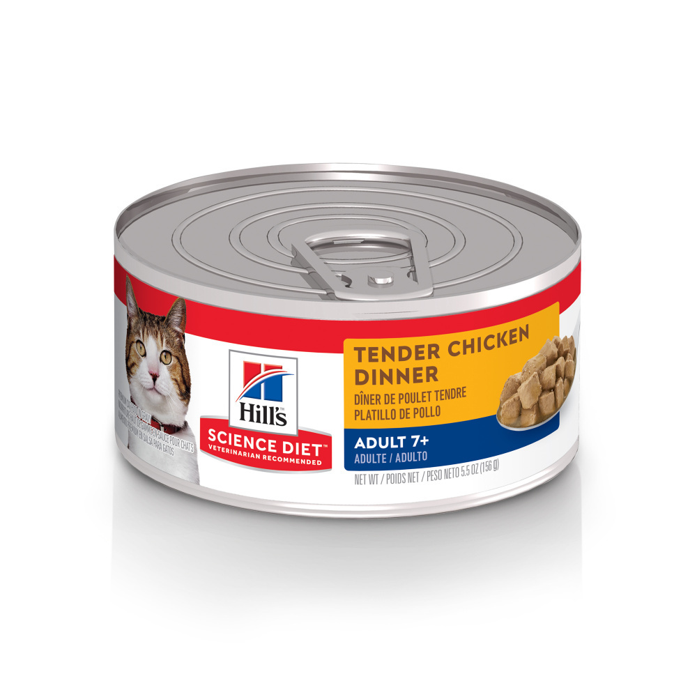 Hills Science Diet Senior 7 Tender Chicken Canned Cat Food