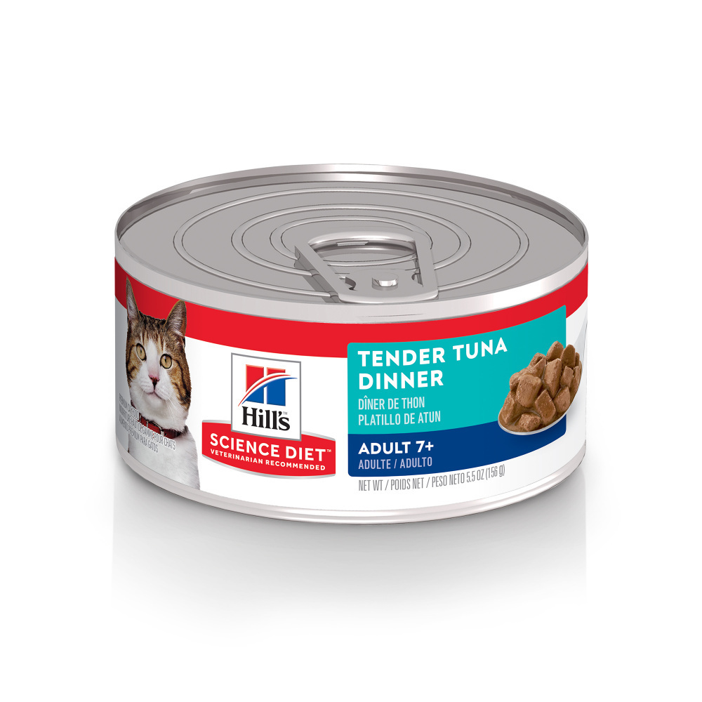 Hills Science Diet Adult 7 Tender Tuna Dinner Canned Cat Food