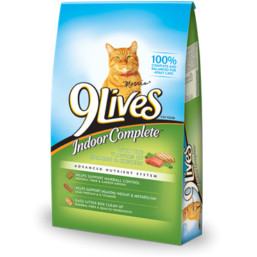 9Lives Indoor Complete Dry Cat Food 12lb