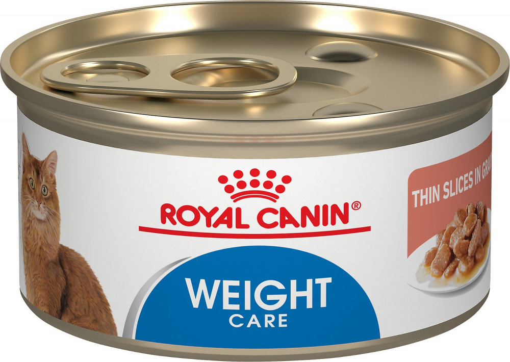 Royal Canin Feline Weight Care Thin Slices in Gravy Canned Cat Food 3oz case of 24